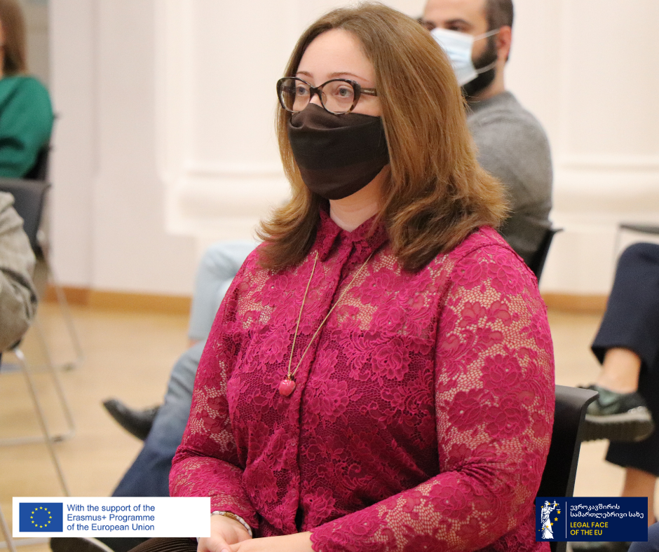  ჟან მონეს პროექტის „ევროკავშირის სამართლებრივი სახე“ პრეზენტაცია